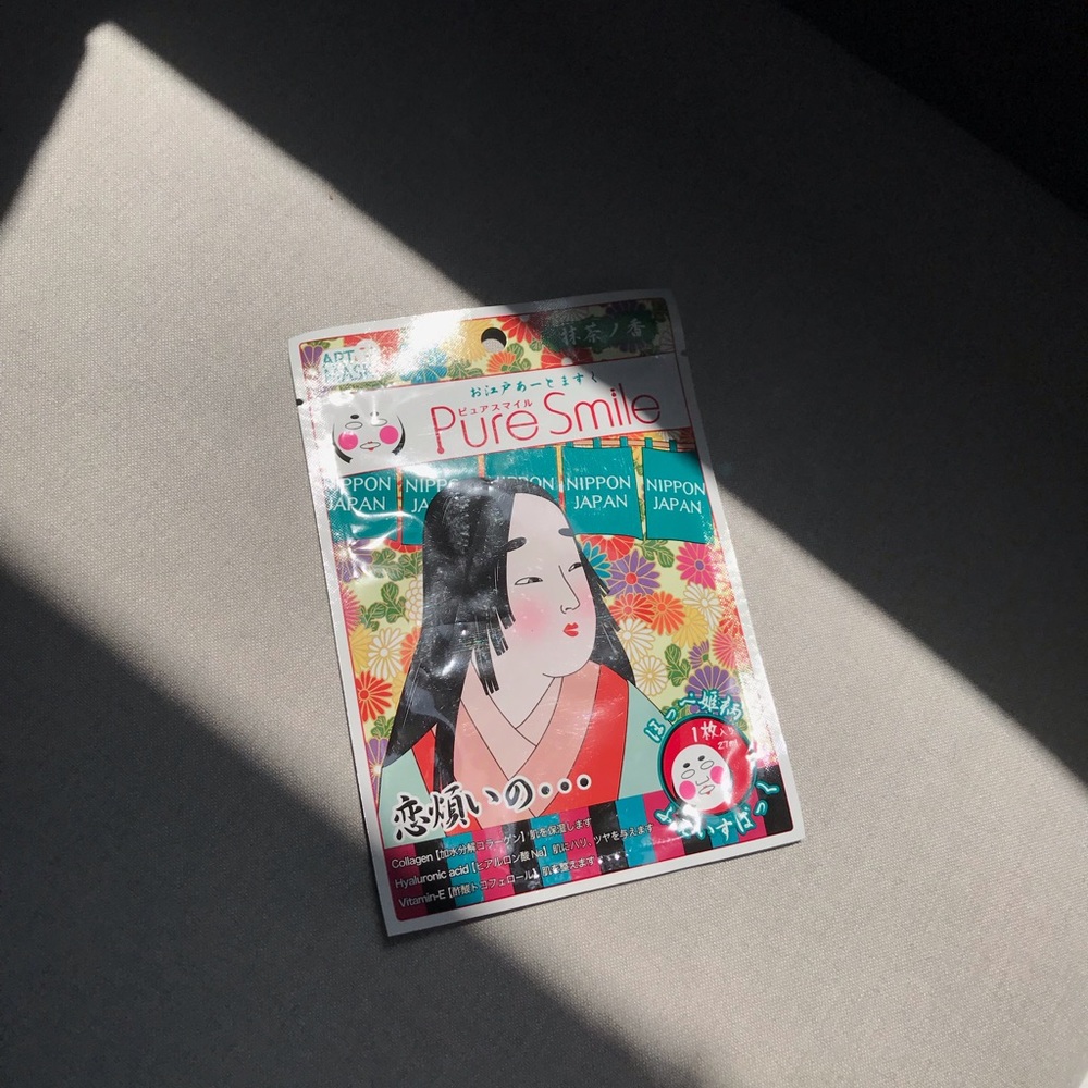Authentic geisha face mask from Japan!!